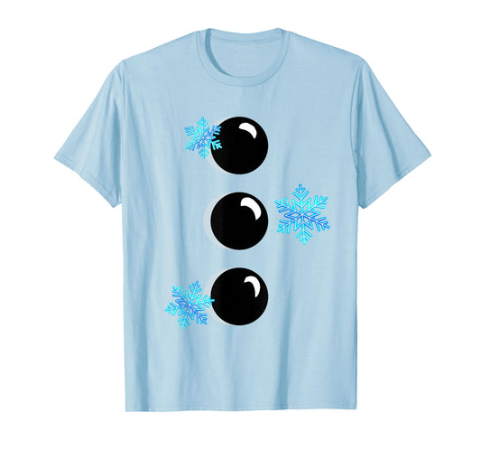 Winter Snowman Christmas Xmas Costumes Men Women T-Shirt