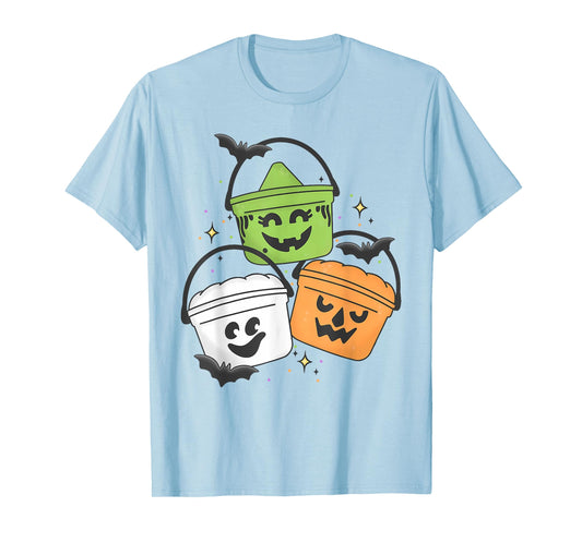 Funny Retro Vintage Spooky Chicken Nuggets Pumpkin Halloween T-Shirt
