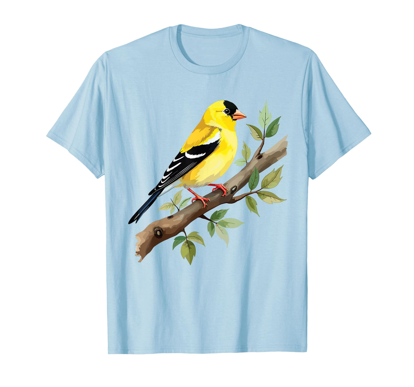 Goldfinch Perched, American Goldfinch T-Shirt