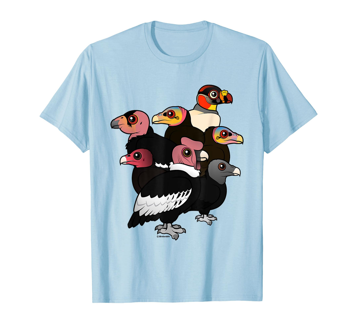 New World Vultures and Condors Cartoon Birdorable T-Shirt