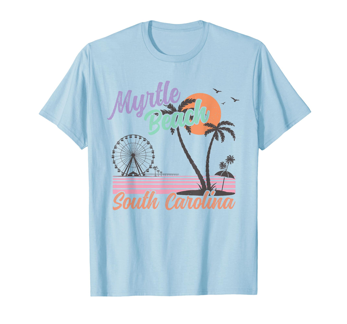 Vintage Myrtle Beach South Carolina Womens Souvenir T-Shirt