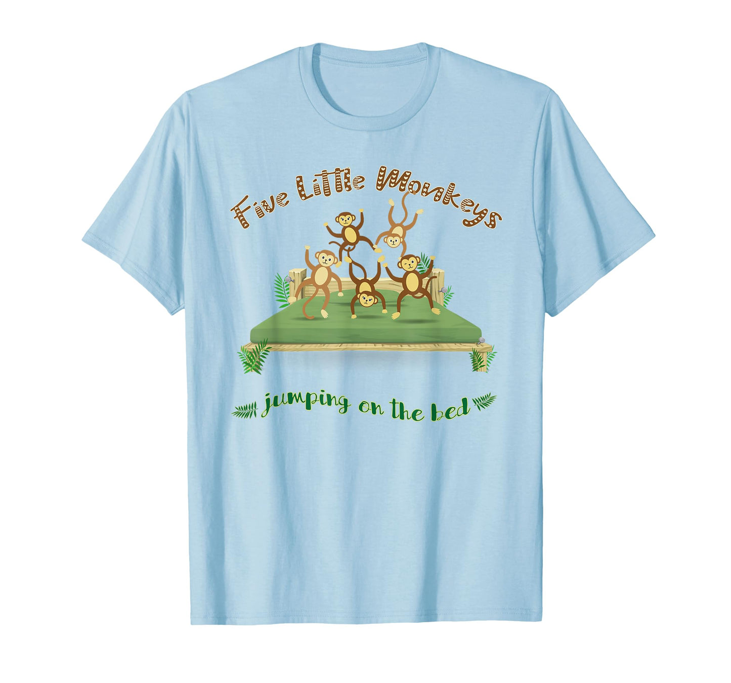 Five Little Monkeys unique Nursery Rhymes T-shirt T-Shirt