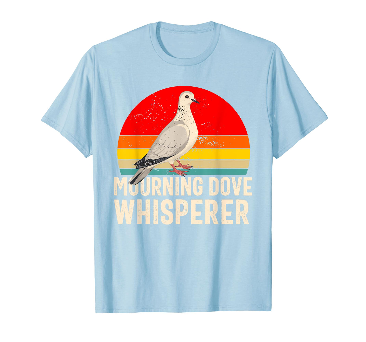 Mourning Dove Bird Lover Women Men Girl Boys Vintage Retro T-Shirt