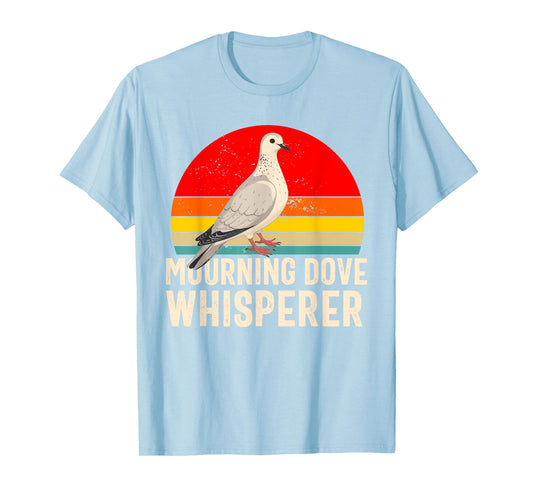 Mourning Dove Bird Lover Women Men Girl Boys Vintage Retro T-Shirt
