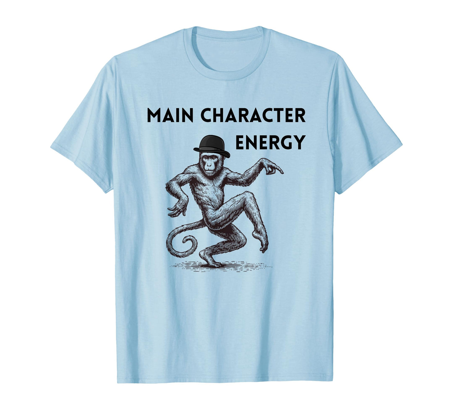 Monkey Dance Strut Main Character Energy Fosse Style T-Shirt