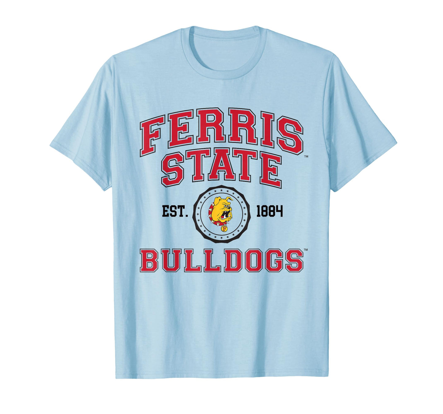 Ferris State Bulldogs | Official NCAA University | NAFPFER02 T-Shirt
