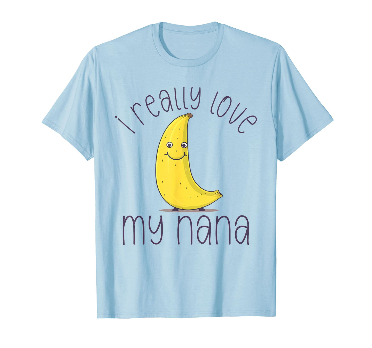 Cute Funny Banana Nana Toddler Kid I Really Love My Nana T-Shirt