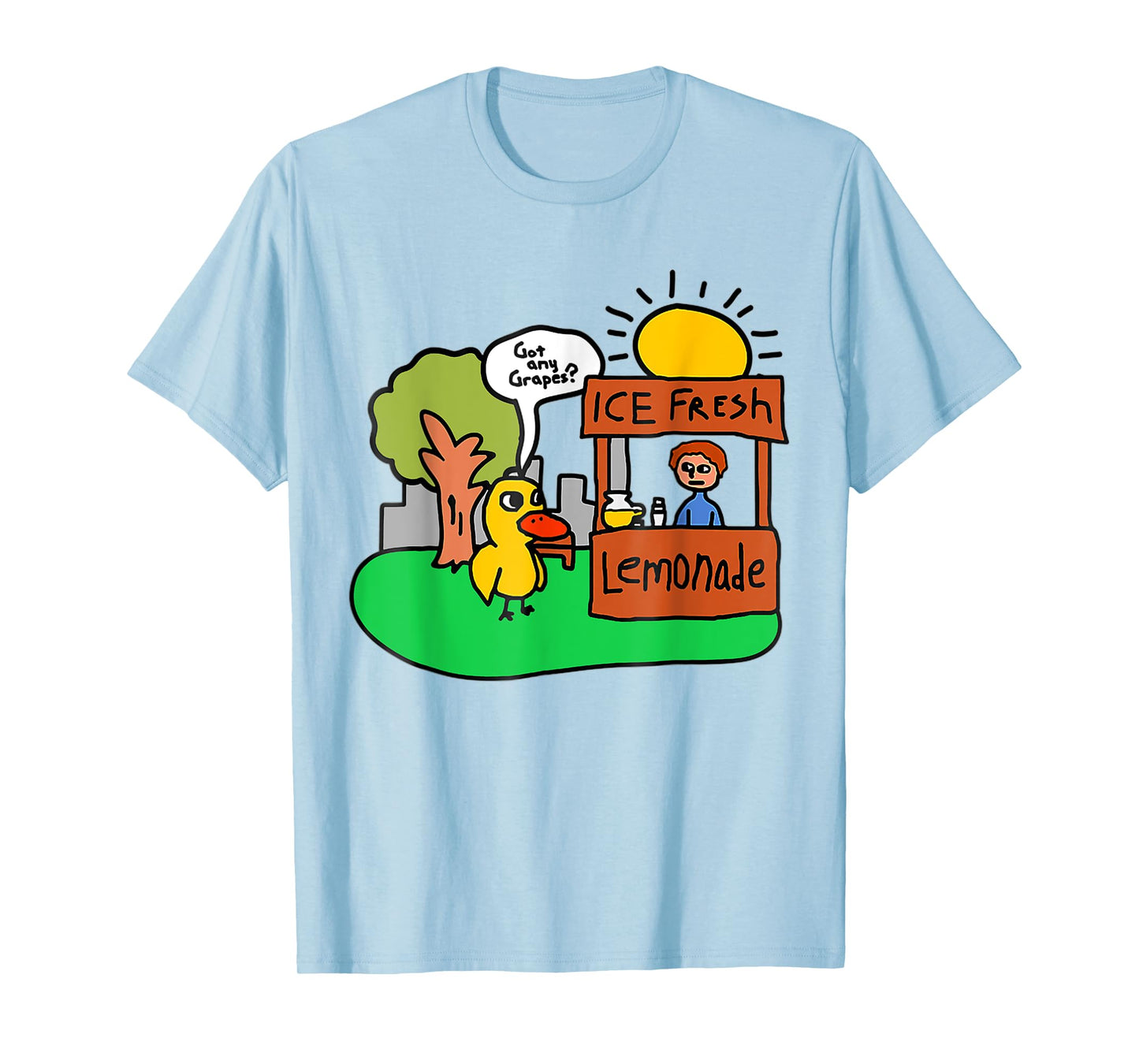 Ice Fresh Lemonade Got Any Grapes Duck Funny Gift T-Shirt