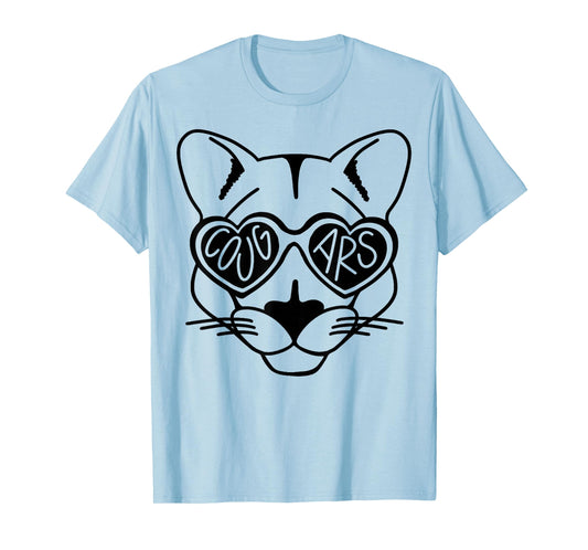 Cougars School Sports Fan Team Spirit T-Shirt