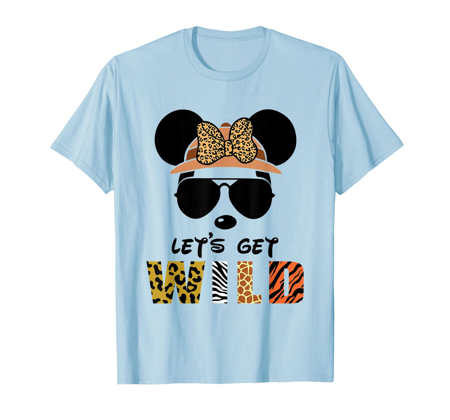 Let's Get Wild Zoo Animals Safari Party A Day At The Zoo T-Shirt
