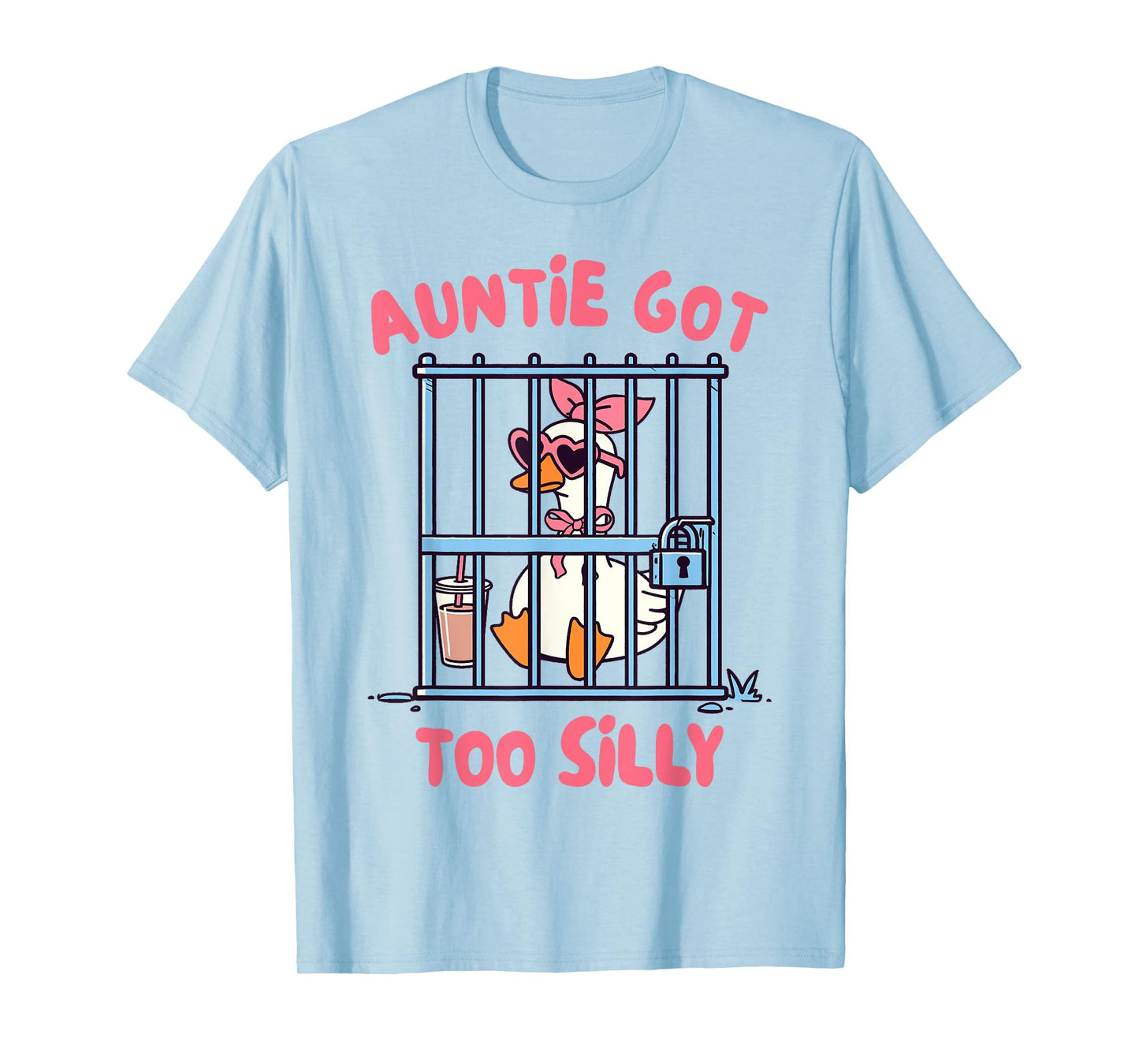 Silly Goose Silly Gang Blessed Aunt Auntie Got Too Silly T-Shirt