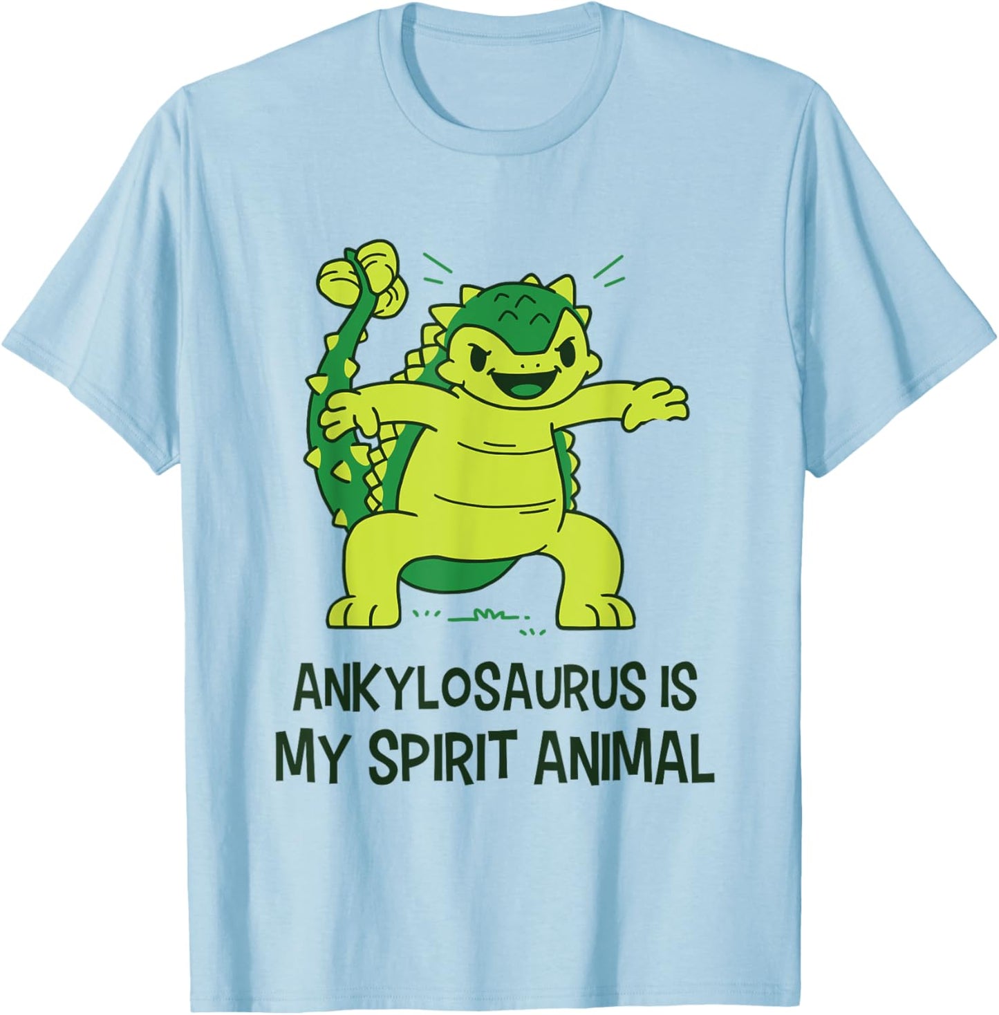 Ankylosaurus Is My Spirit Animal T-Shirt Kawaii Dinosaur Tee T-Shirt