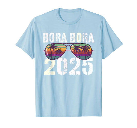 Kids BORA BORA 2025 Swim Trip Vacation Matching Girls Trip T-Shirt