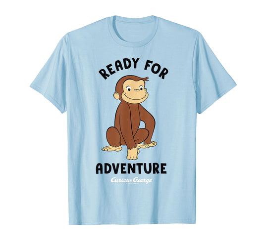 Curious George Ready For Adventure George Smiling T-Shirt