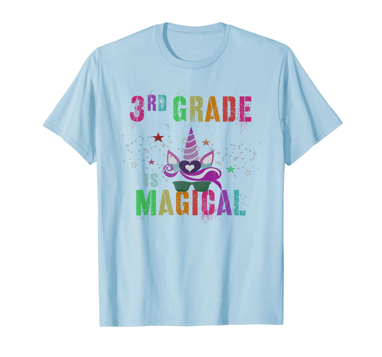 3rd Grader THIRD GRADE IS MAGICAL I'm Unicorn Kids Teacher T-Shirt