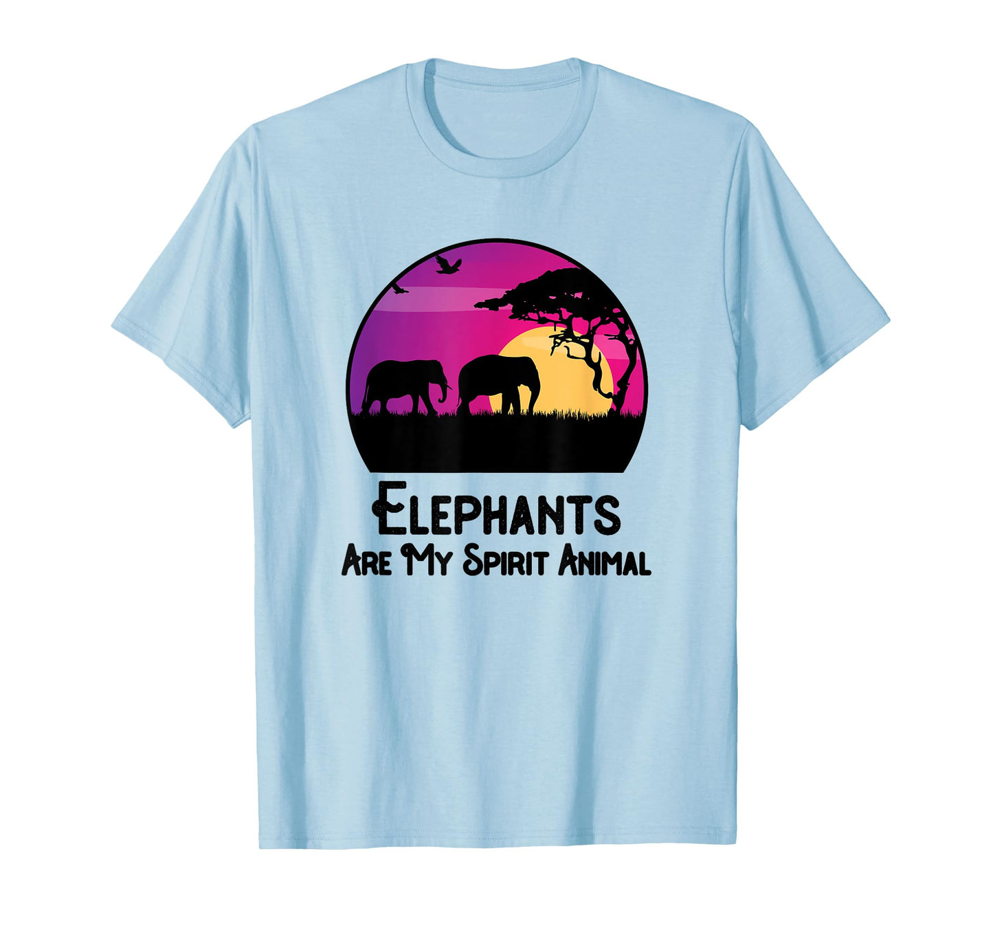 Elephants Are My Spirit Animal Elephant Lovers T-Shirt
