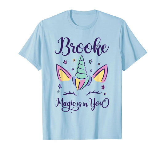 First Name Brooke Personalized I Love Brooke T-Shirt