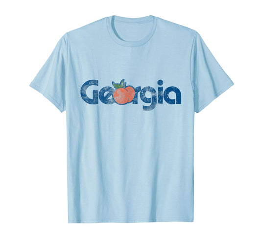 Vintage style Georgia Peach t-shirt proud Georgian tee shirt T-Shirt