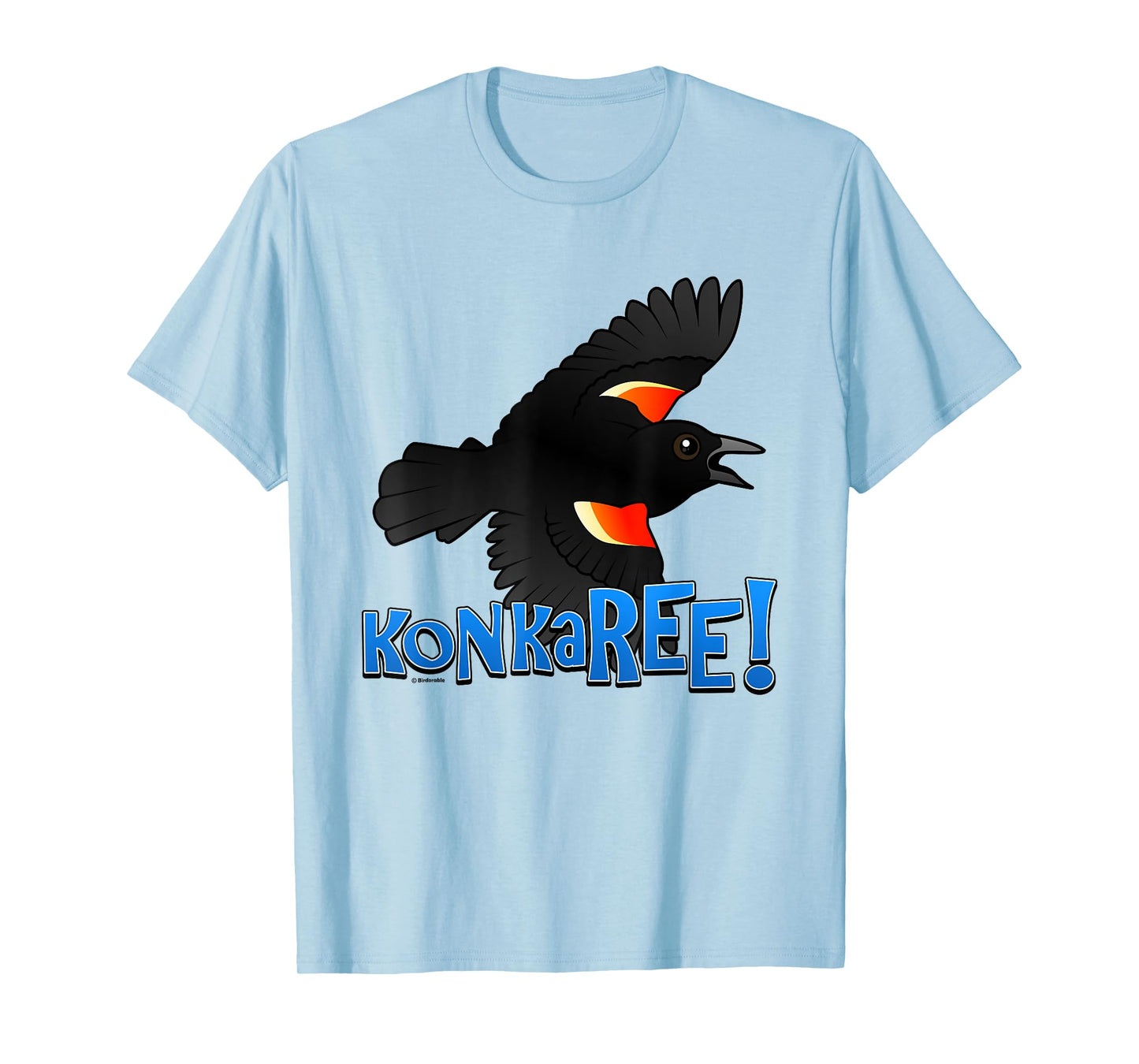 Red-winged Blackbird Sure Sign of Spring Cartoon Bird Gift T-Shirt