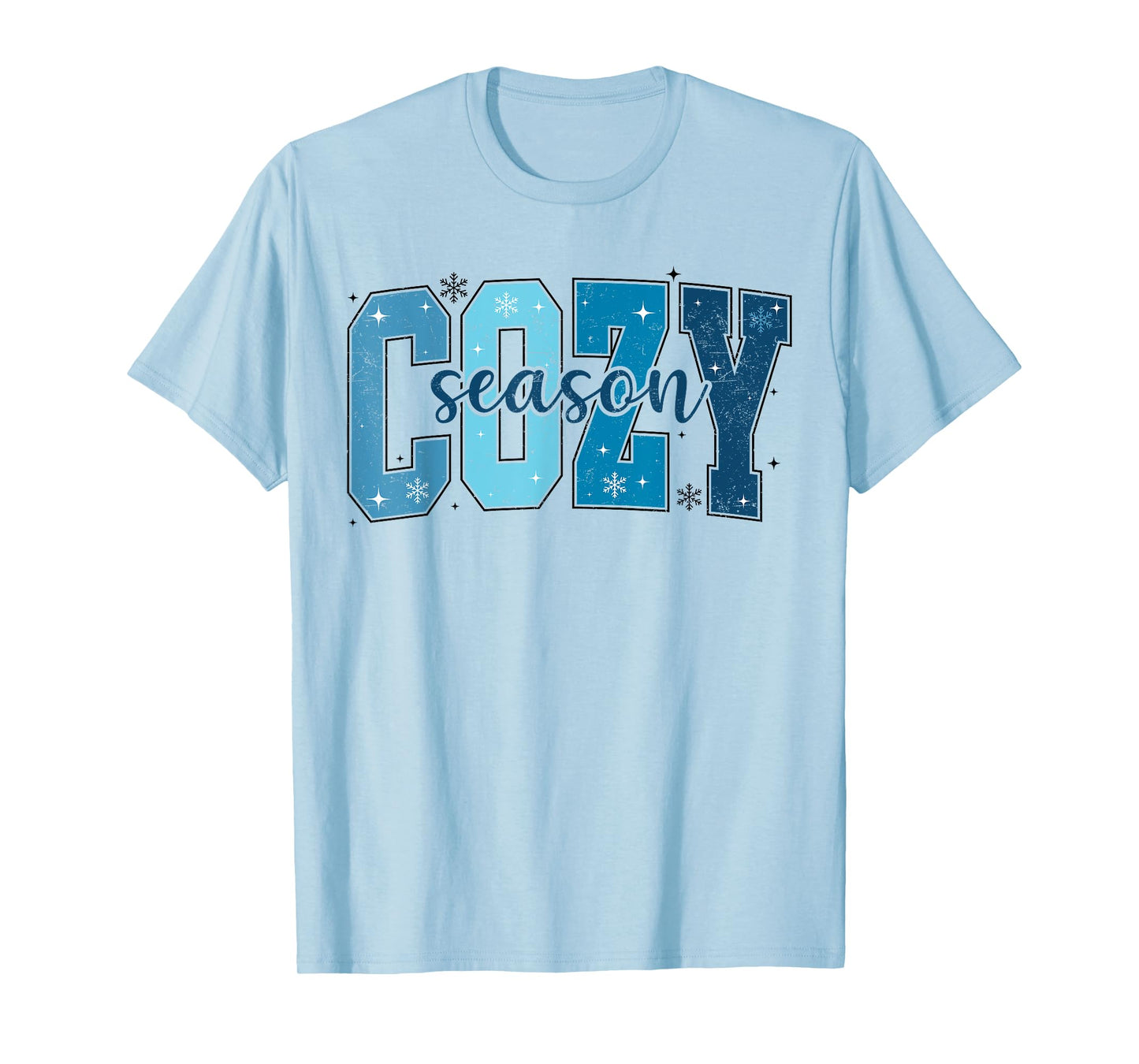 Retro Cozy Season Cute Winter Vibes Tis the Season Christmas T-Shirt