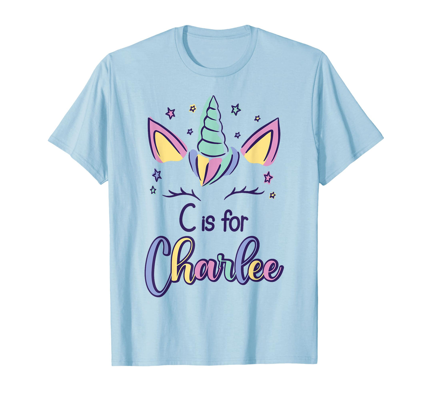First Name Charlee Personalized C Is For Charlee T-Shirt