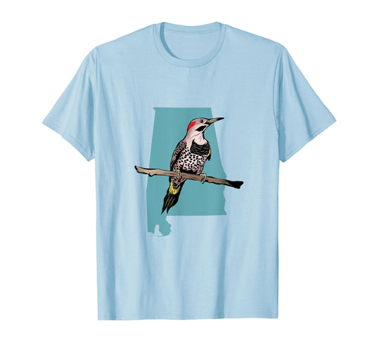 Alabama State Bird Northern Flicker Yellowhammer Outdoors T-Shirt