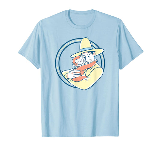 Curious George The Man with the Yellow Hat Hug T-Shirt