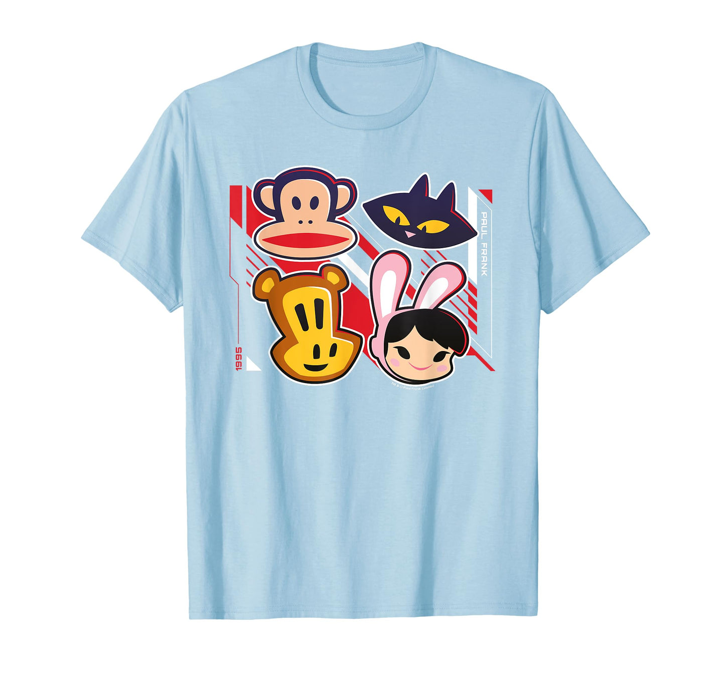 Paul Frank Retro 1995 Julius The Monkey & Co Heads T-Shirt