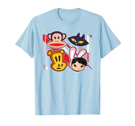 Paul Frank Retro 1995 Julius The Monkey & Co Heads T-Shirt