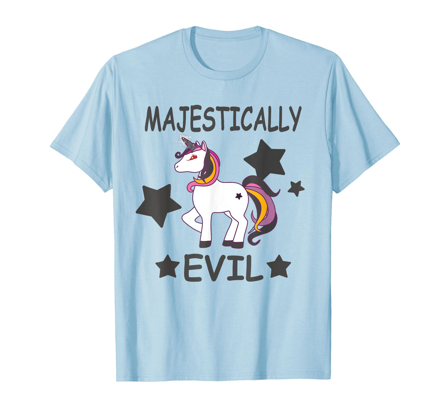 Majestically Evil Unicorn Funny T-Shirt