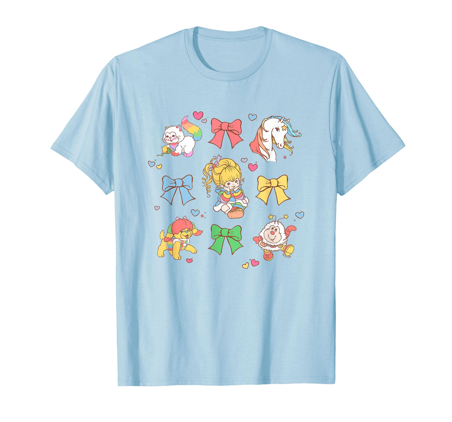 Rainbow Brite Unicorn Bows & Sprites Jumble T-Shirt
