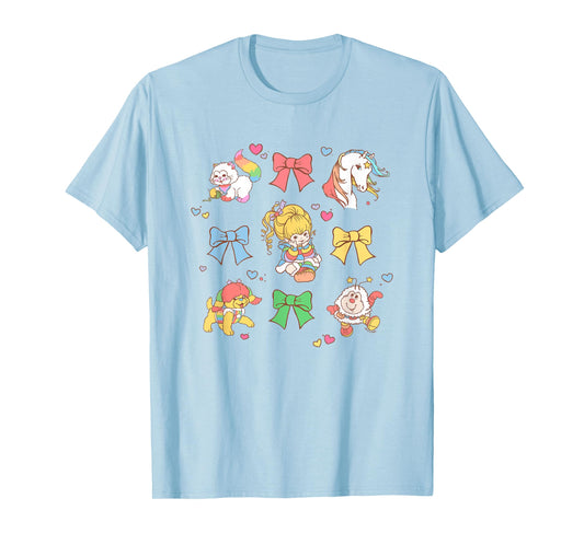 Rainbow Brite Unicorn Bows & Sprites Jumble T-Shirt
