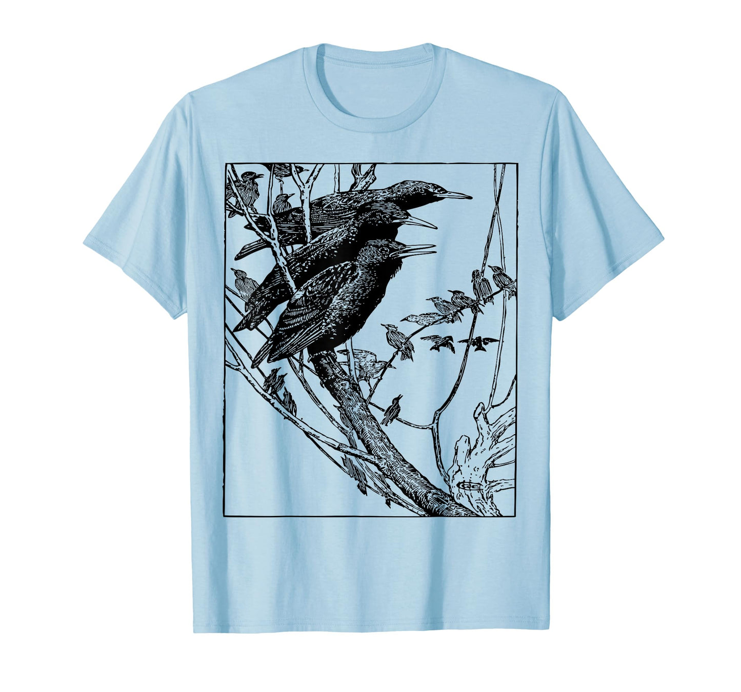 Starling Birds Birdwatcher T-Shirt