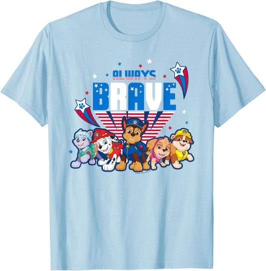 PAW Patrol Always Brave 4th Of July T-Shirt
