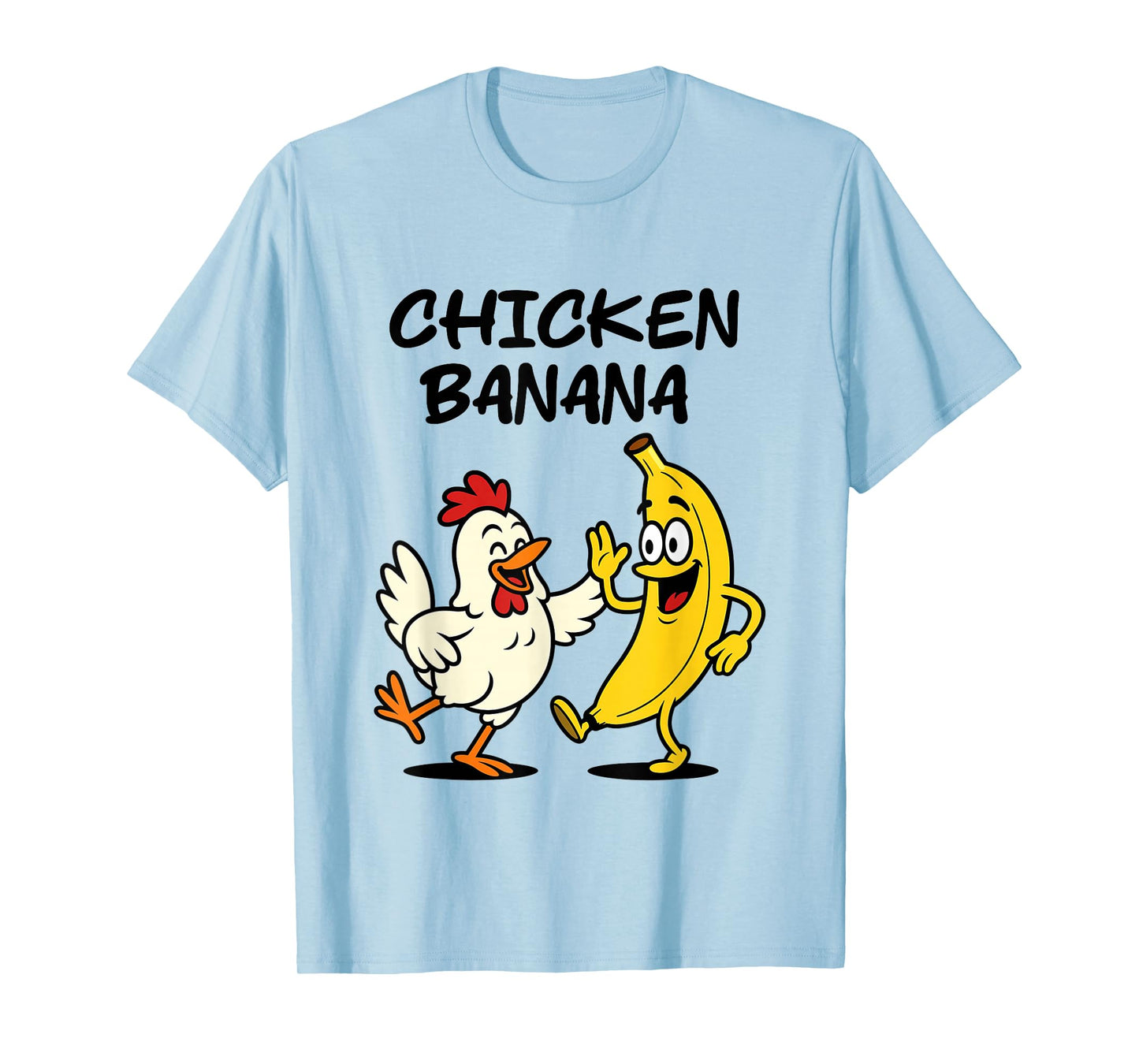 Funny Chicken Banana Teens Kids Dance T-Shirt