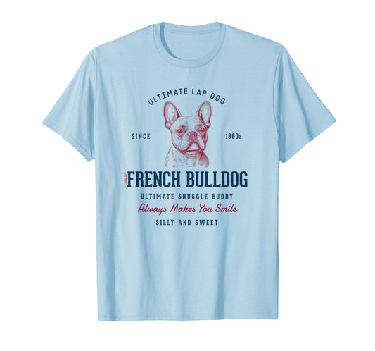 Retro Styled Vintage French Bulldog T-Shirt
