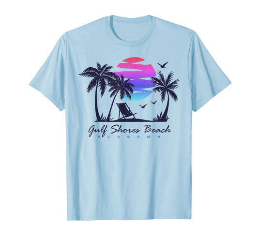 GULF SHORES BEACH ALABAMA Spring Break Vacation Trip Vintage Men Women Girls Kids T-Shirt