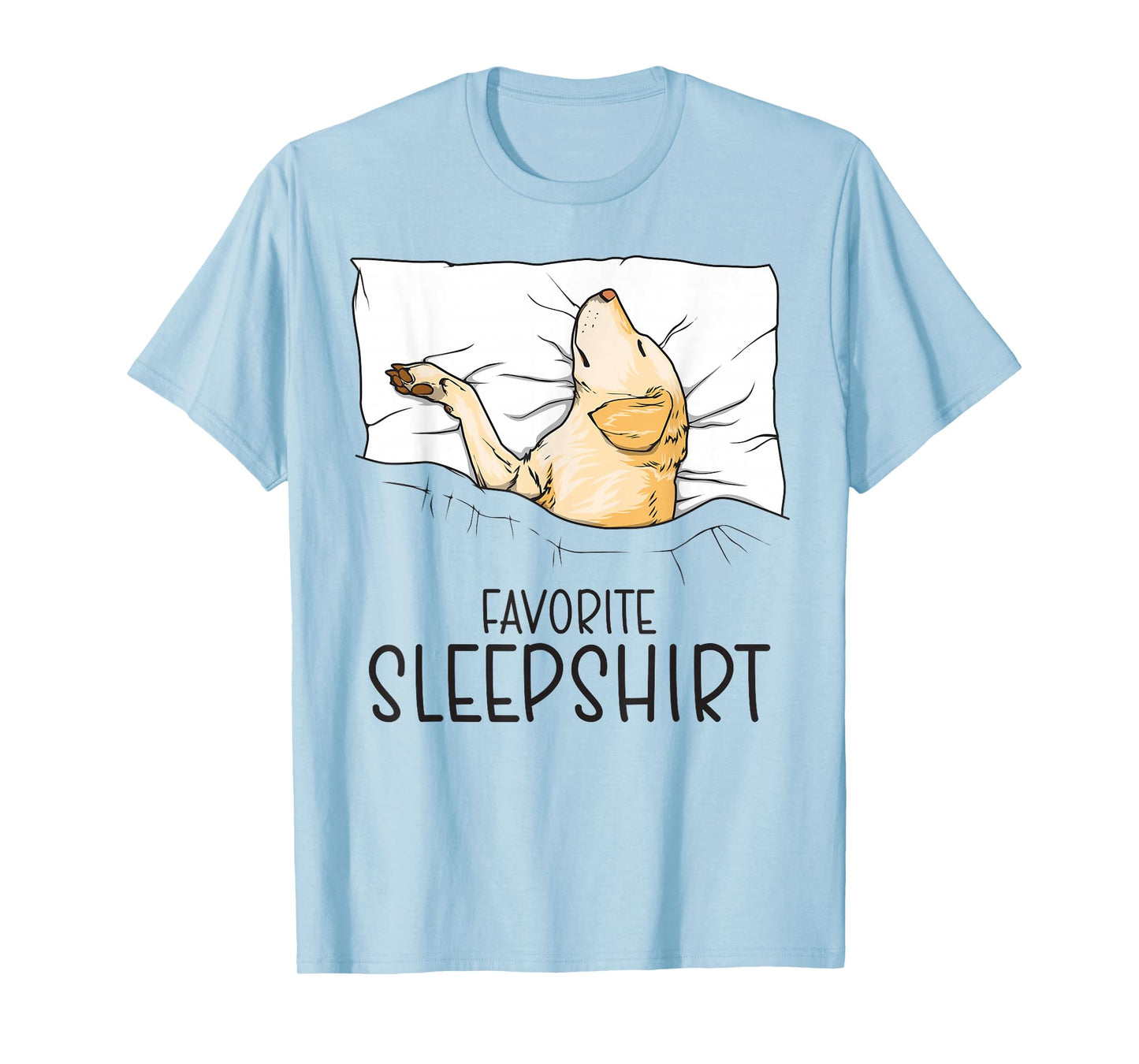 Favorite Sleepshirt, Napping Labrador Pajama T-Shirt