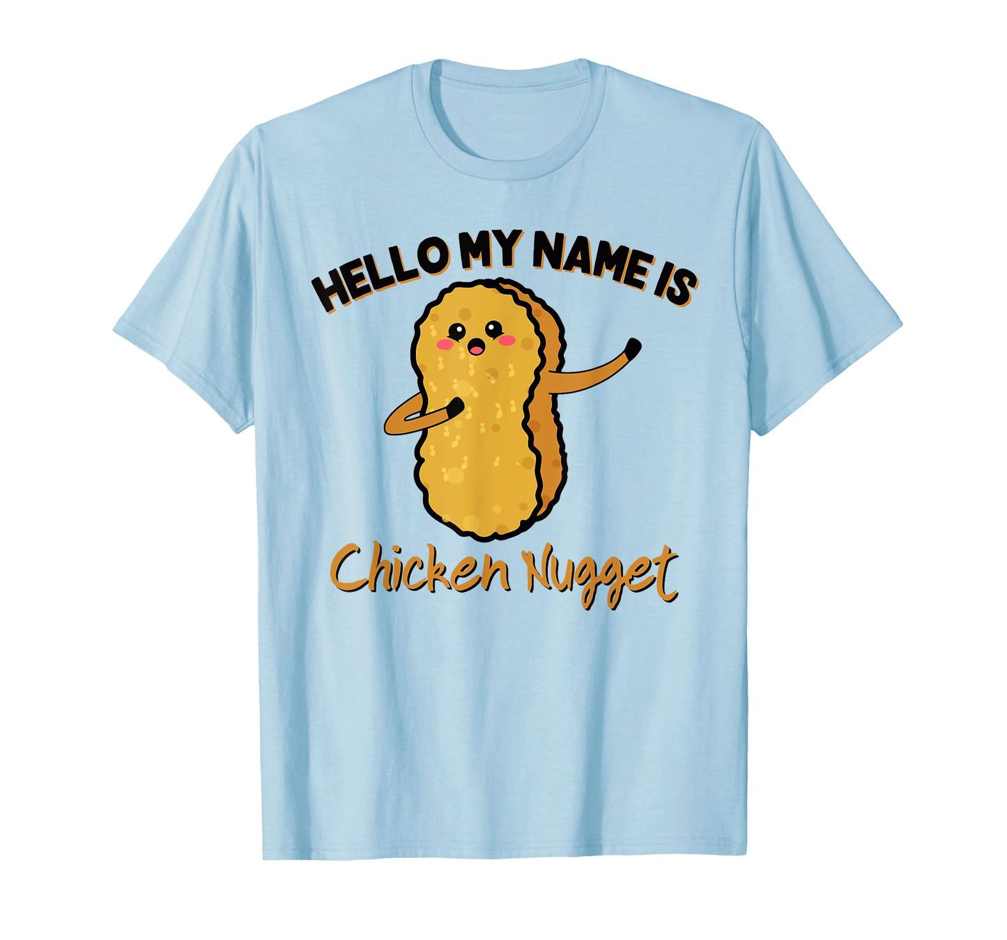 Hello my name is Chicken Nugget Costume kids Chicken Tee T-Shirt