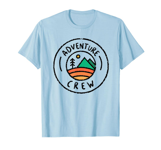 Camping Matching Shirts for Family Camper Adventure Crew T-Shirt