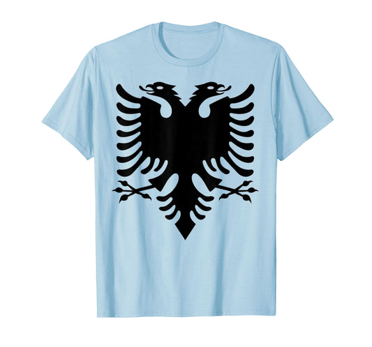 Albanian Double Eagle Design - Albania Crest T-Shirt