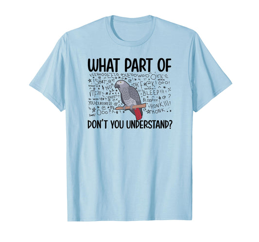 African Grey Parrot Owner Funny African Grey Dad T-Shirt