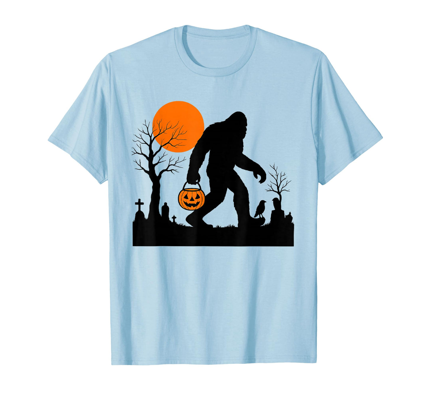 Funny Halloween Sasquatch Costume Bigfoot Scary Party T-Shirt