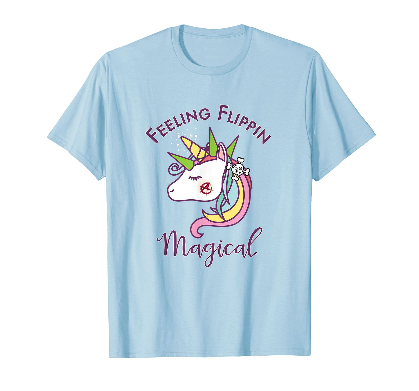 Punk Rock Anarchy Unicorn T-Shirt