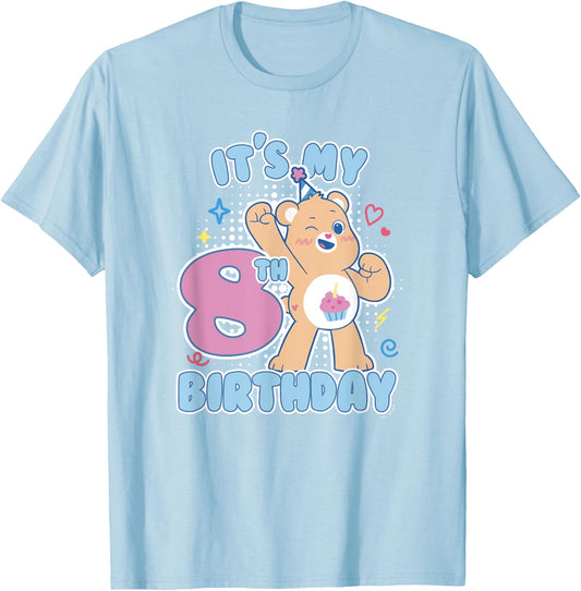 Care Bears Birthday Bear It's My 8th Birthday Celebration T-Shirt