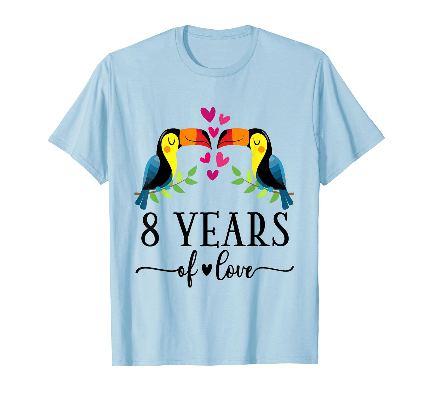 8th Anniversary Couples 8 Years Together T-Shirt