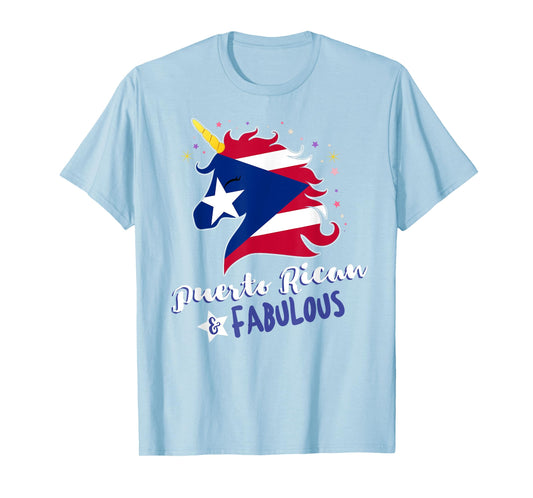 Puerto Rico Flag Puerto Rican Unicorn Kids Tshirt T-Shirt