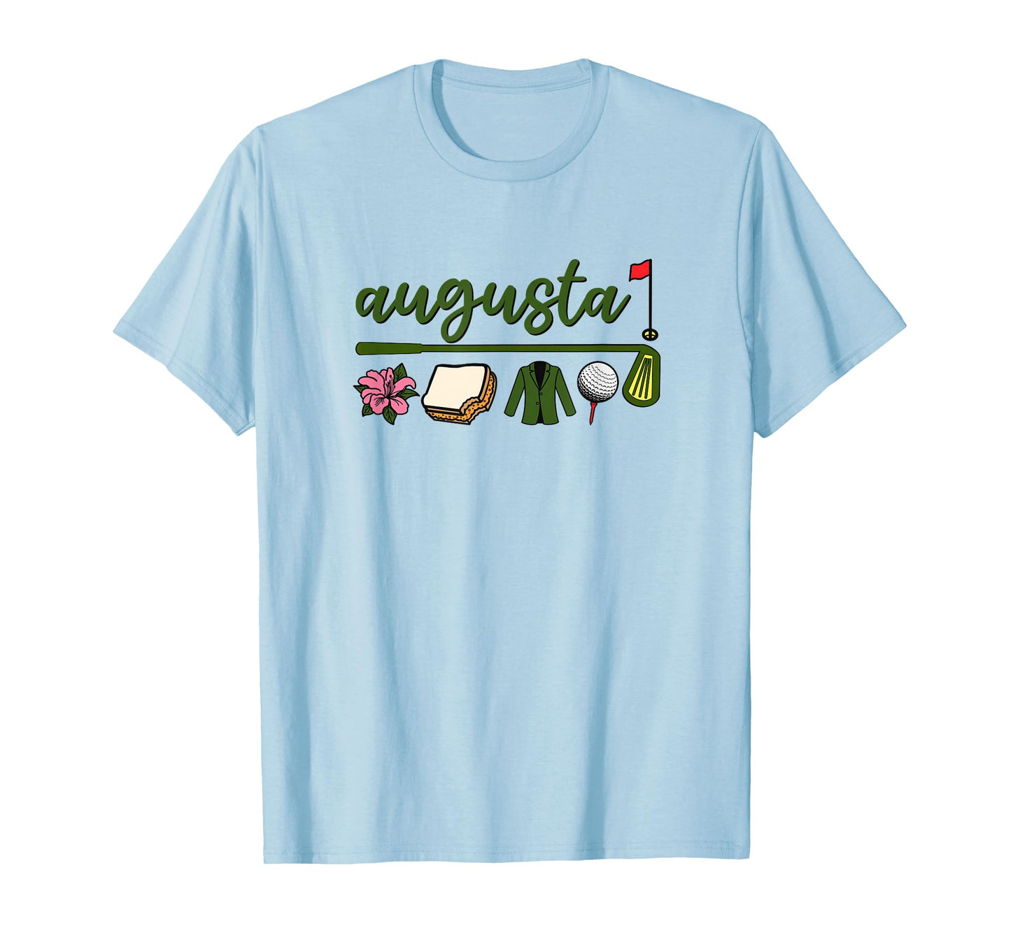 Augusta Georgia, Azalea, Golf, Pimento Cheese, Jacket Design T-Shirt