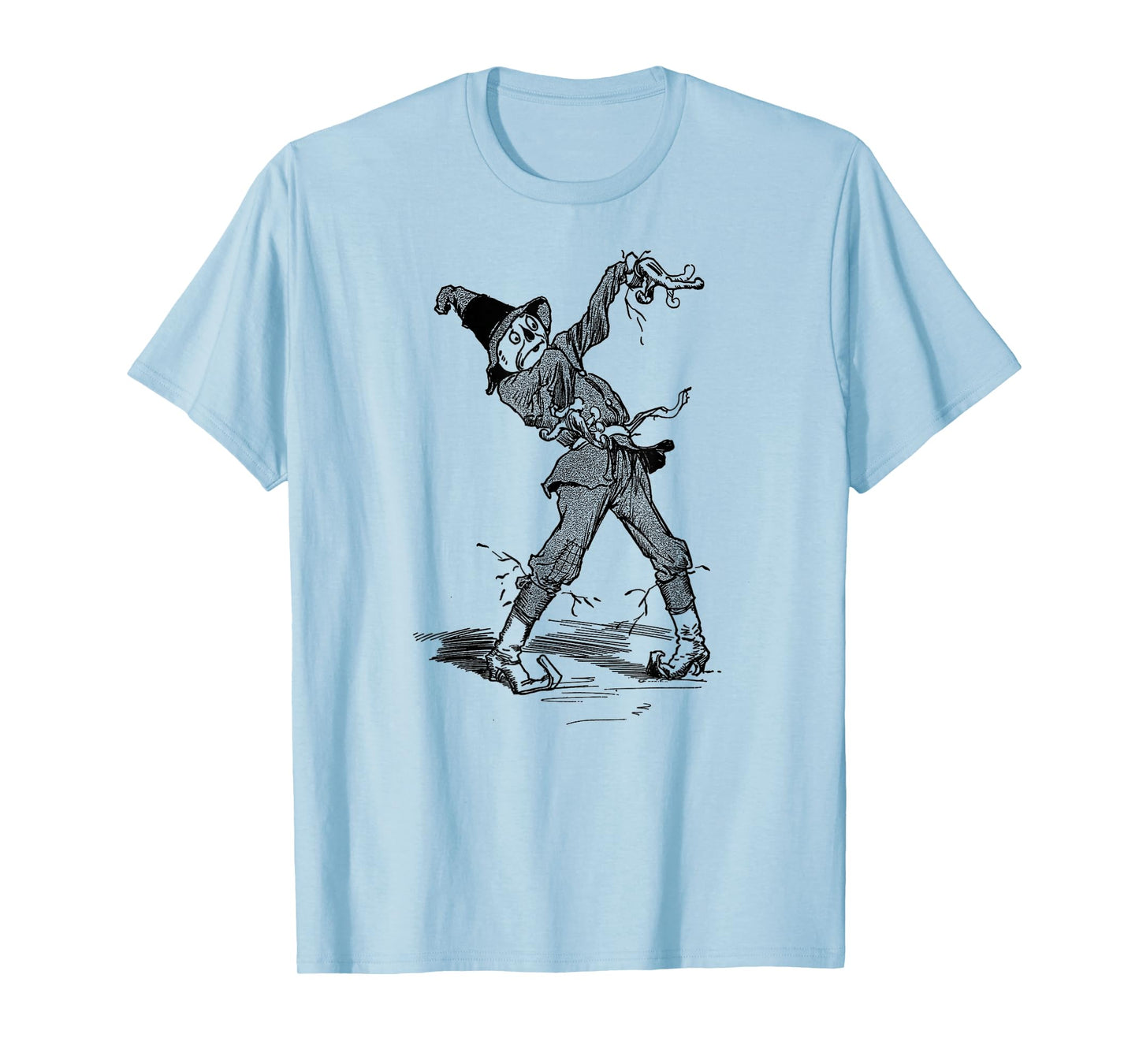 The Land of OZ Vintage Art Halloween Wizard of OZ Scarecrow T-Shirt