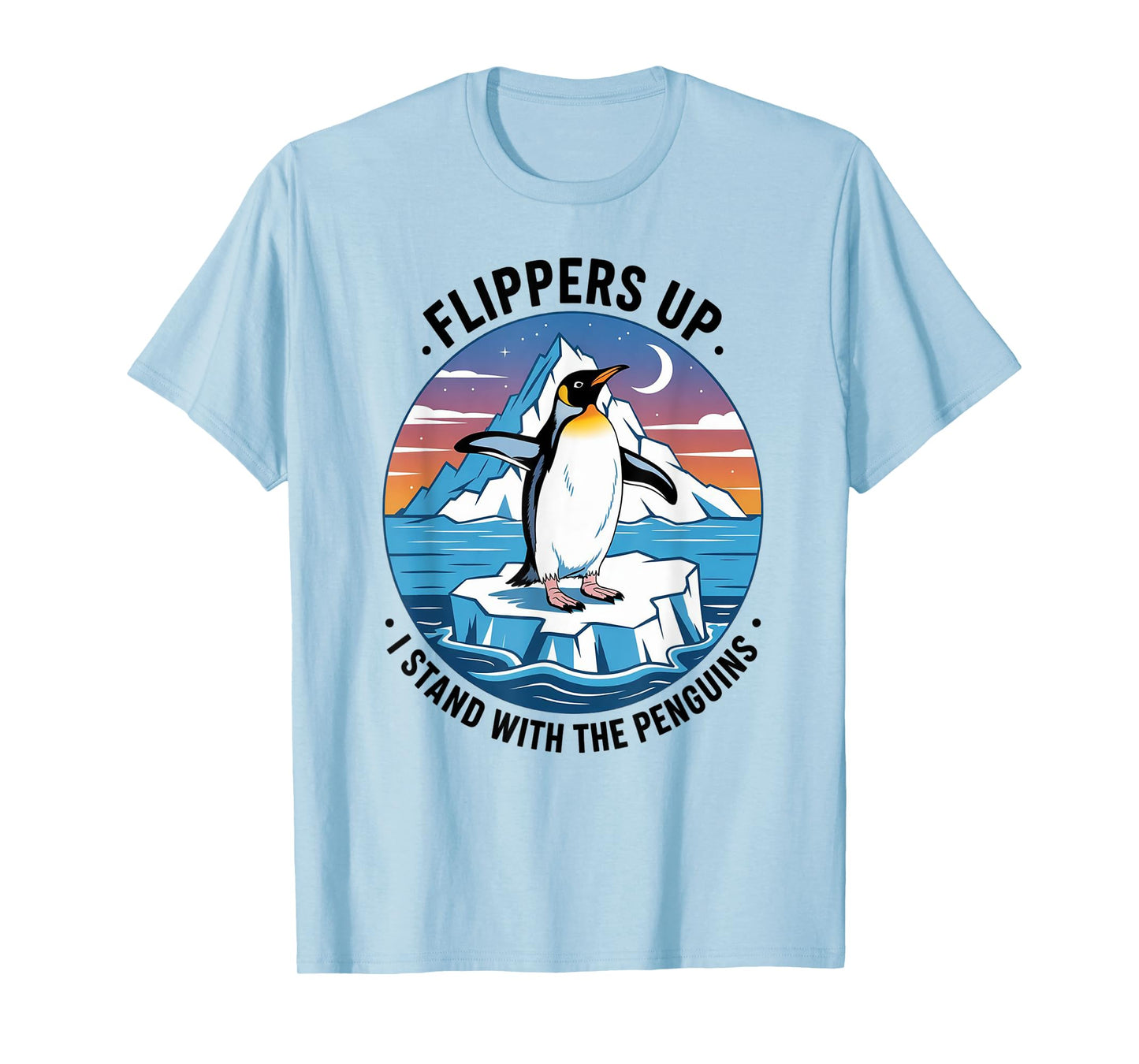 Flippers Up I Stand With The Penguins T-Shirt